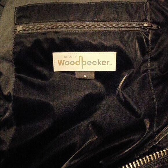 Woodpecker Woody Bomber Jacket- All Wet Black - Picture 8 of 8